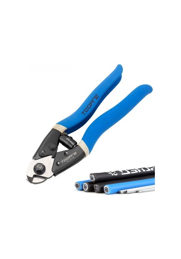 Geeksen Toopre Bisiklet Fren Ve Vites Kablosu Kesici, Çelik Tel Ve Zincir Kırıcı, Dayanıklı Çelik Araç, Makineli Tamir Gereci Mavi Kutulu Mavi