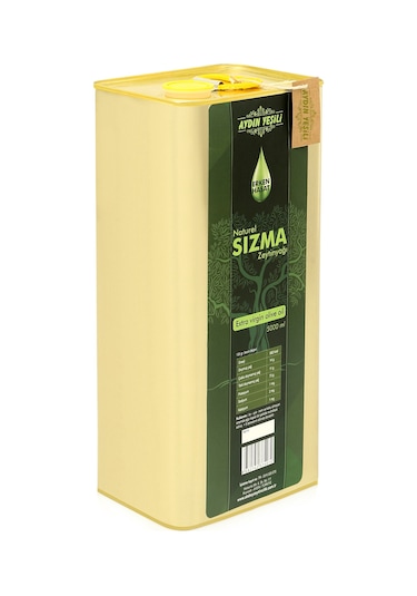 Aydın Yeşili Erken Hasat Naturel Sızma Zeytinyağı Yeni Sezon 5 L