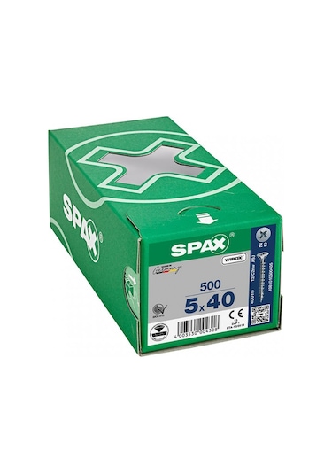 Evrensel Vida, Sunta Vidası, 5 x 40 mm, 500 Adet, Tam Dişli