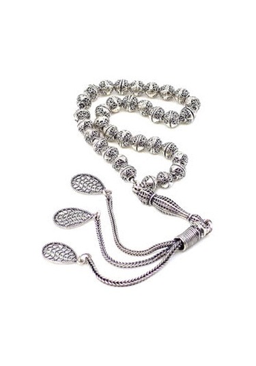 925 Ayar Gümüş Küre Kesim Tesbih