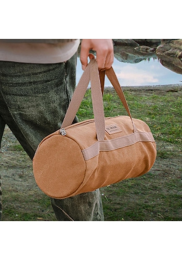 Suntek Çadır Kazıkları Saklama Çantası Kamp Peg Kahverengi Kahverengi