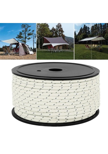 Suntek Kamp Çadırı Halat Gölgelik Barınak Hayatta Beyaz Beyaz