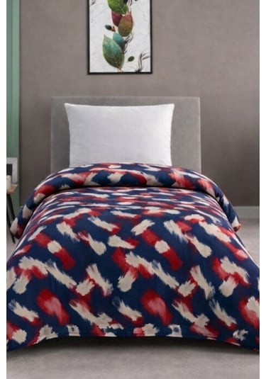 Tek Kişilik Pike Yatak Örtüsü %100 Pamuk 170x230 Çok Renkli