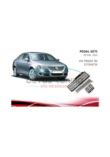 Volkswagen Passat B6 B7 Pedal Seti Otomatik Ayak Dayamalı