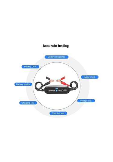 Tongxida Araba Bk200 6v/12v/24v Pil Test Cihazı, Akü Yük Test Cihazı, Direnç Analiz Cihazı, Motosiklet Çim Biçme Makinesi Uygu