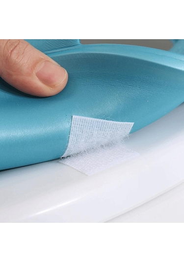 Mavi Eva Su Geçirmez Klozet Kapağı Kalınlaşmış Dört Mevsim Evrensel Tuvalet Pedi