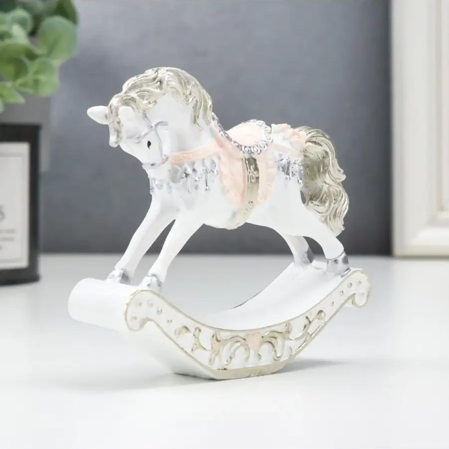 Simalend İç Mekan İçin Hatıra Sallanımlı At Figürü 43942390