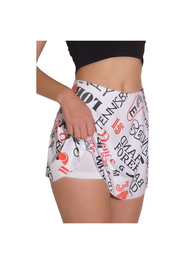 Courtmax Graffiti Desen Tenis Eteği