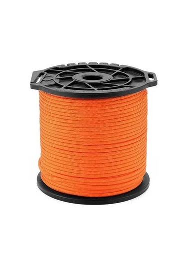 Pazly Teknik Dayanıklı 9 İplikli 4mm Dış Mekan İpi - 100m Çok Renkli, Kurutma, Bağlama, Çadır İpi Çok Renkli