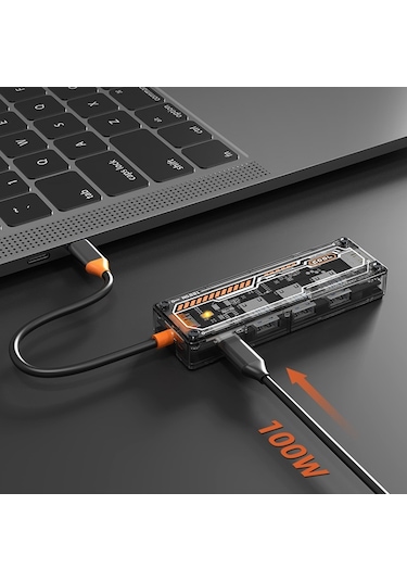 Ally 6in1 Type-c Usb3.0/2.0+pd 100w+hdmı+vga+3.5mm Çoğaltıcı Hub