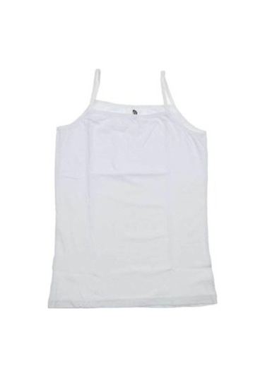 Gümüş Kadın Likralı Ip Askılı Düz Biyeli Atlet 4047 - 3 Adet