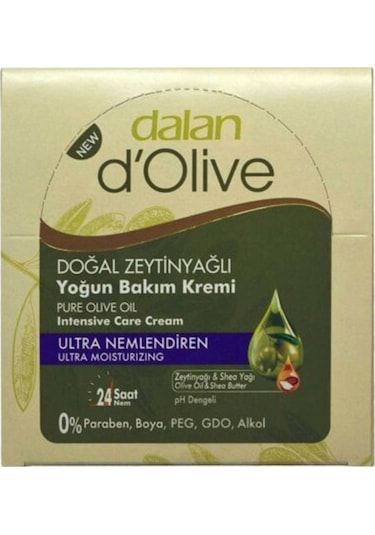 Dalan D'olive Dogal Zeytinyağlı Bakım Kremi 12 x 20 ML