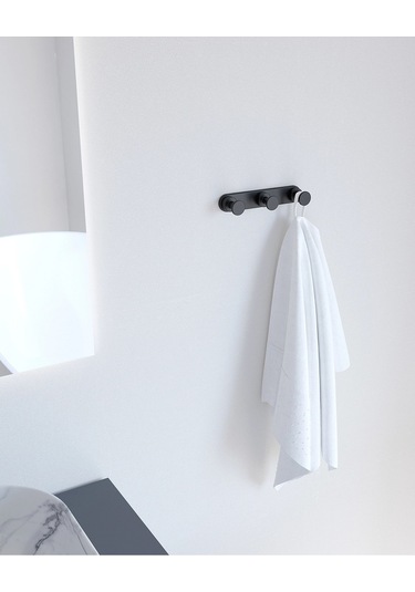 Tecno Black Askı, Üçlü - Mat Siyah Mat Siyah