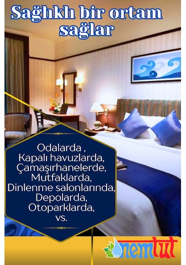 Nemtut Otel ve Konaklama Yerlerine Özel Kötü Koku Nem Rutubet Tutucu
