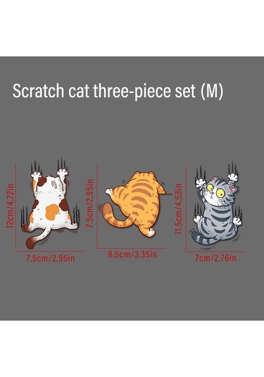 Araba Çıkartmaları Havalı Araba Çıkartmaları Komik Evcil Hayvan Kedi Çıkartmaları M