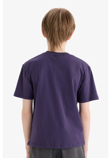 DeFacto Erkek Çocuk Bisiklet Yaka Nakışlı Kısa Kollu Tişört E0086A825SMPR289 DeFacto Erkek Çocuk Bisiklet Yaka Nakışlı Kısa Kollu Tişört E0086A825SMPR289