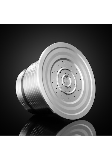 Novahub Kahve Makinesi İçin Paslanmaz Çelik Kapsül Box Wonderful Coffer Lovers Metal Yuvarlak Delik Şekli