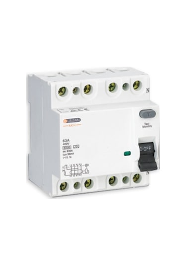 GÜNSAN 4X40A 300MA YANGIN KAÇAK AKIM KORUMA RÖLESİ 6KA