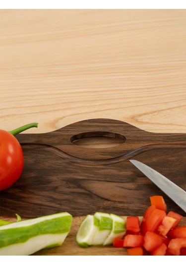 Ahşap Çanta Kesme & Sunum Tahtası