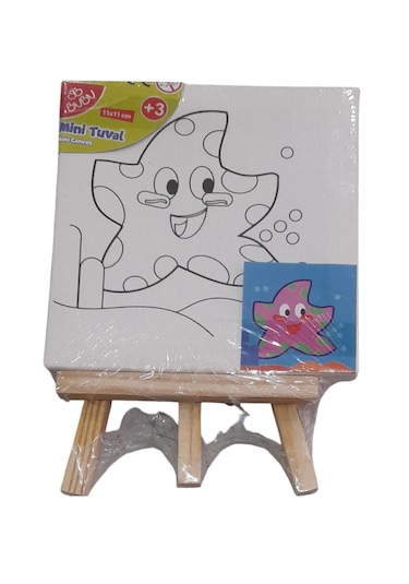Bu-bu Çerçeveli Tuval Standı Mini 11x11 Cm Kamyon