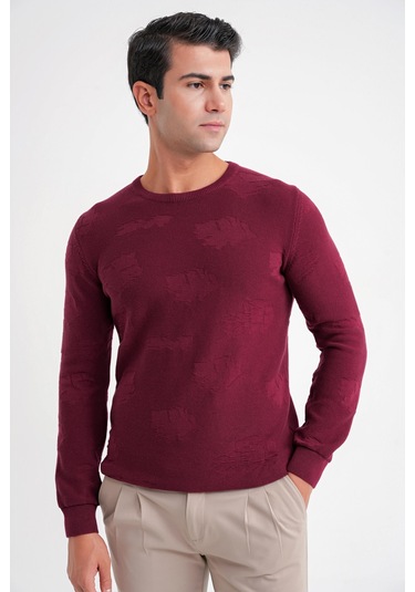 Tr 884 Triko Comfort Bordo Bordo