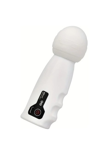 Elmpaly Beyaz Taşınabilir Mini Elektrikli Masaj Aleti, Usb Şarjlı, 4 Hız Ayarlı Beyaz