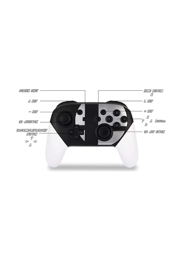 Nintendo Switch Pro Controller  Kablosuz Oyun Kolu Pc Uyumlu