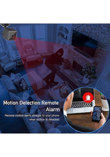 Yifomall Küçük Boy 4k Kablosuz Wifi Kamera - Hareket Algılama, Akıllı Alarm Ve 3 Saat Pil Süresi İle Ev İzleme Kamerası Diğer