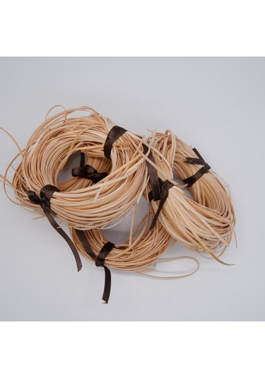 Yassı Rattan Doğal Bambu Çubuk 35 Gr Brüt - 2 Mm Rattan Ip