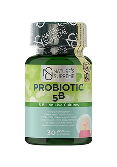 Nature's Supreme Probiotic 5b 30 Kapsül