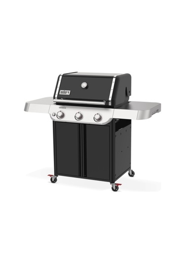 Weber Genesis E-315 Siyah Gazlı Barbekü 3 Brülör, Geniş Pişirme Alanı-276 Siyah