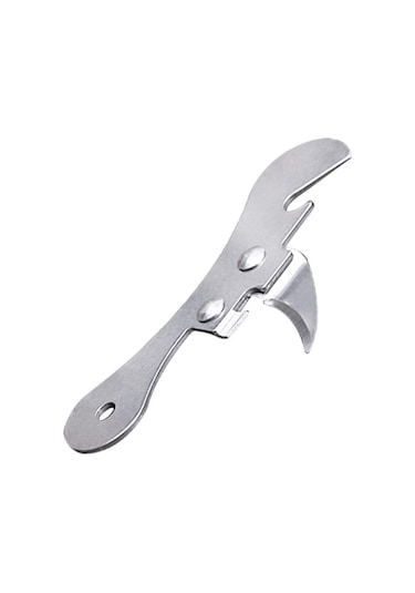 Paslanmaz Çelik Çok Fonksiyonlu Konserve Açacağı Emniyet Yan Kesim Manuel Teneke Profesyonel Ergonomik Kavanoz Teneke Açacağı Kutular Mutfak Aracı Gümüş