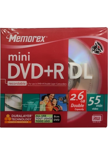 Memorex Mini Dvd+r Dl 60 Dk 1 Adet