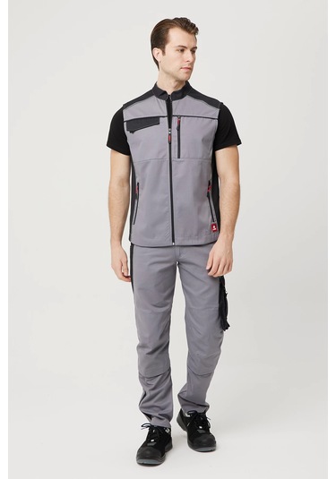 Armadillo Allium Çok Cepli İş Yeleği Gri 122 Lacivert