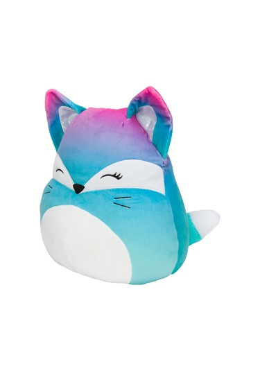 Squishmallow Pembe Mavi Tilki Vickie 20 cm
