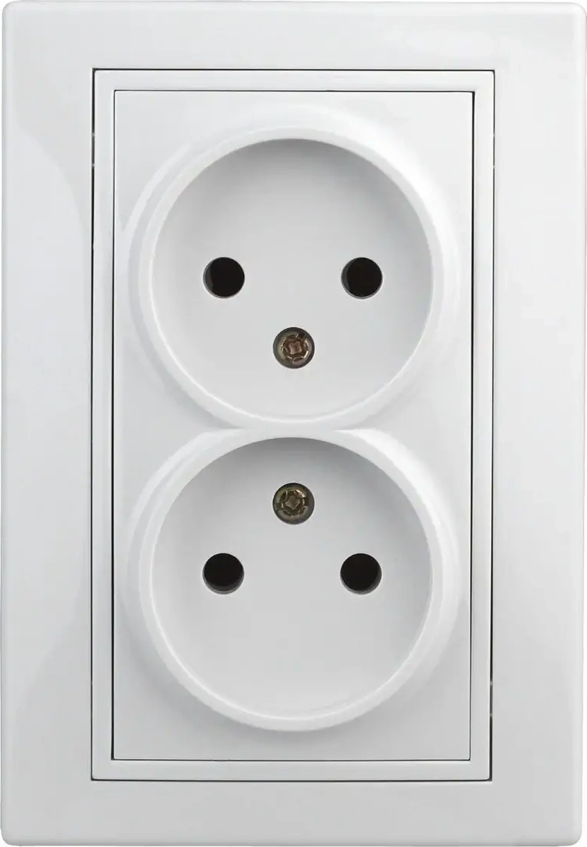 Intro Plano Çiftli Gömme Priz Topraklamasız 16a-250v 128844567 1-204-01