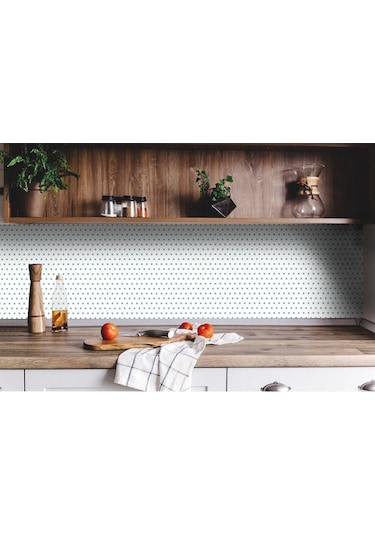 Kendinden Yapışkanlı Yonca Desenli Pvc Karo 30x30 Cm 33 Adet 3m2