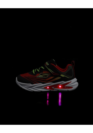 Skechers Flexglow Ultra Küçük Erkek Çocuk Siyah Işıklı Spor Ayakkabı 400139n Bkrd Siyah