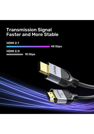 Unıtek Hdmı2.1 Kablo 2mt 8k&amp 60hz C11086gy01-2m