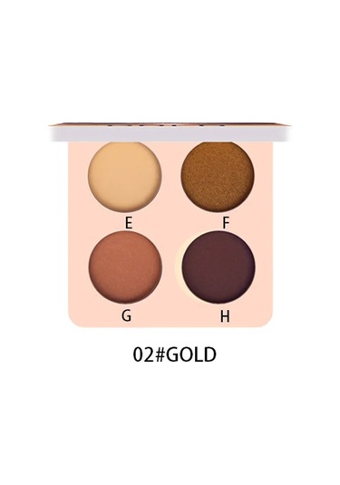 Mod Göz Farı Paleti 9'lu Mat Göz Farı Paleti Parıltılı Göz Farı Makyaj Nude 02 C01
