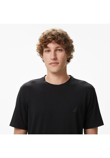 Nautica Regular Fit Erkek T-shirt V65361t Siyah