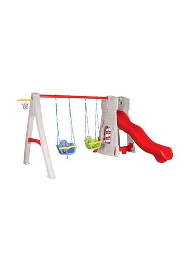 Pilsan Şato Kaydırak ve Salıncak Seti - 07 957