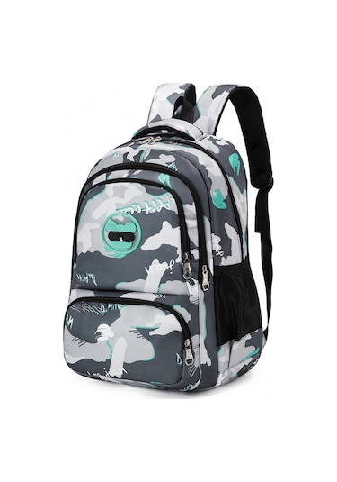 Kamuflaj Sırt Çantası, Okul Çantaları, Büyük Kapasiteli Öğrenci Sırt Çantası