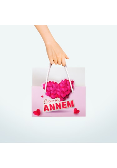Canım Annem Mesajlı Çantalı Çikolata