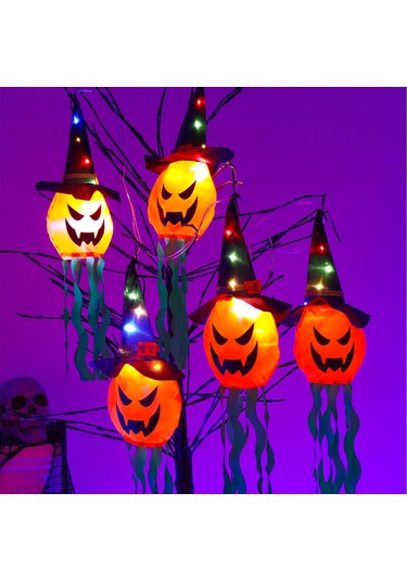 Ximistore9 3 Metre Led Kabak Işıkları, Renkli Flaşörlü, Ip44 Su Geçirmez, Pil Dahil Değil, İç Ve Dış Mekan Dekorasyonu