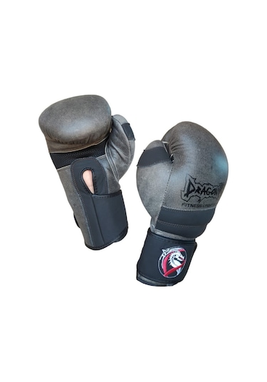 Dragondostore Dragon 30211-L Antique Hakiki Deri Boks Eldiveni