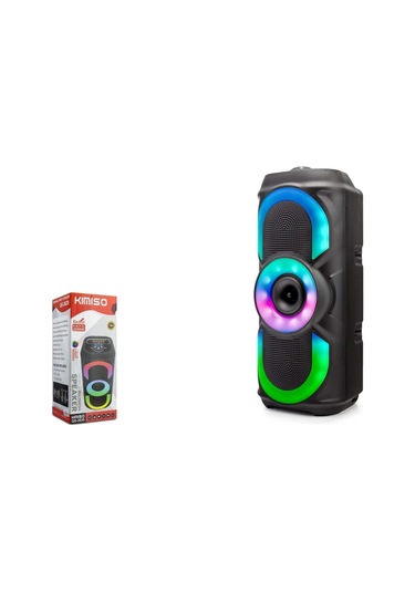 Kimiso QS3630 Rgb Led Işık - Radyo - Usb Bluetooth Hoparlör