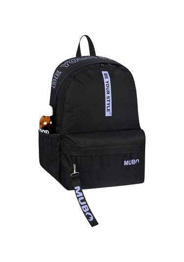 Geniş Hacimli Günlük Ve Okul Kullanımına Uygun Unisex Siyah Gri Sırt Çantası Pwcnt005 Siyah Gri