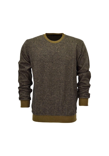 Dynamo Erkek Sıfır Yaka Sweatshirt 2508 Bgl-st04027 CAMEL Camel