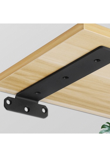 Sones 5mm Kalınlığında Üçgen Braket Kitaplık Bölme Plakası, Stil: 200mm Beyaz